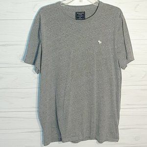 Abercrombie & Fitch Healther Gray Logo Tee